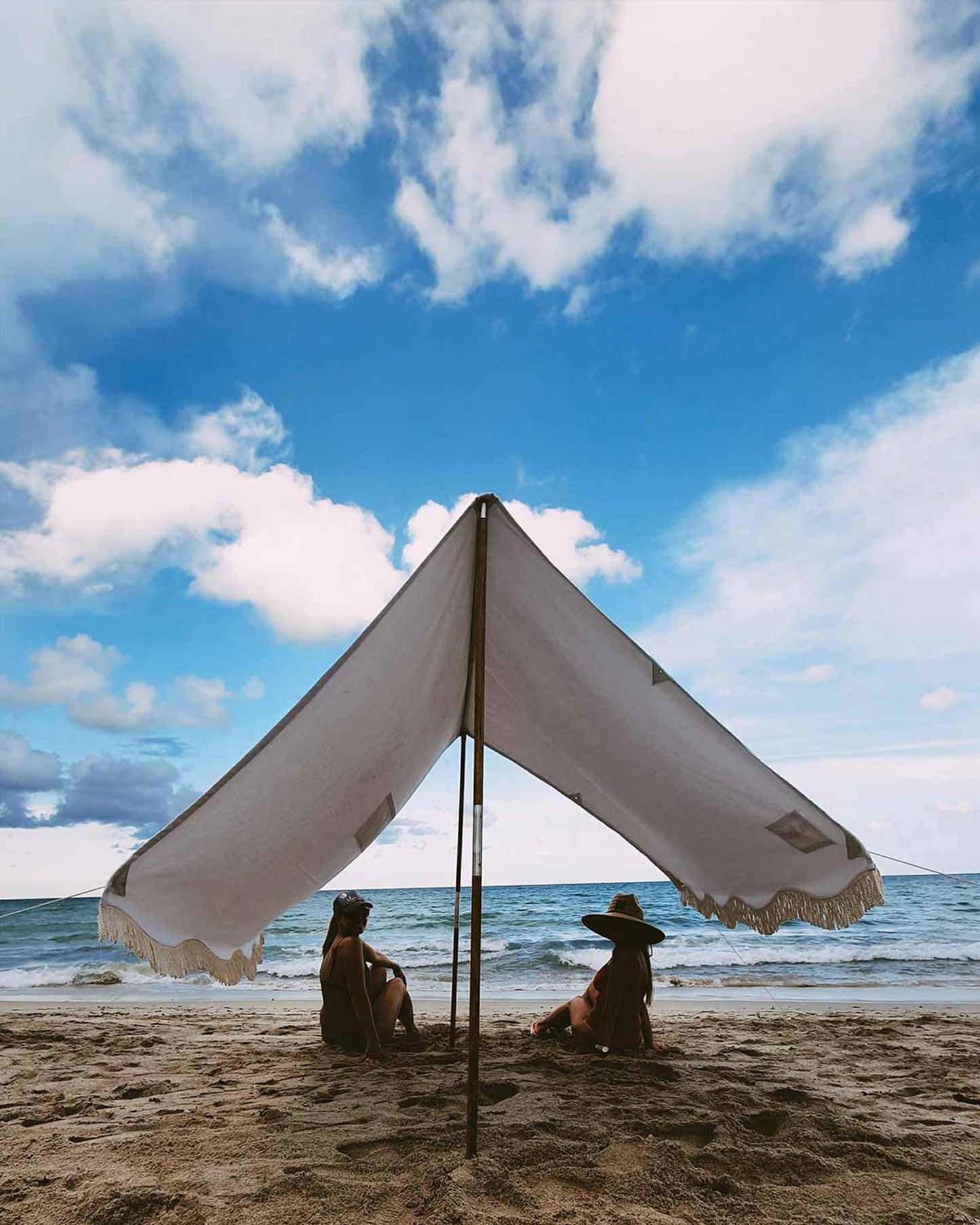 Parasol Marfil
